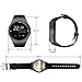Smart Touch KW18 Smart Watch w/Touchscreen (Black) IPS Face, Bluetooth | Fitness, Daily Wear, Exercise | Pedometer, Heart Rate & Sleep Monitor, iOS & Android | Men, Women