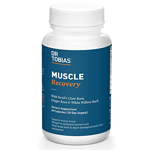 Dr Tobias Muscle Recovery - Joint & Muscle Aches & Pain - Injury Supplement (60 Count)