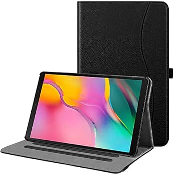 Fintie Case for Samsung Galaxy Tab A 10.1 2019 Model SM-T510(Wi-Fi) SM-T515(LTE) SM-T517(Sprint), Multi-Angle Viewing Stand Cover with Packet, Black