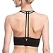 nine bull Women's Zip Front Sports Bra - Medium Support Wirefree Racerback Active Yoga Sports Bra (M, Purple2)