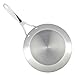 Anolon Nouvelle Stainless Stainless Steel Frying Pan Set / Fry Pan Set / Skillet Set - 8 Inch and 9.5 Inch , Silver