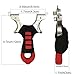 RCZZSUWE Hunting Slingshot with 2 Rubber Bands and holster Stainless Steel Slingshots for Adult Kids Outdoor Catapult Slingshot with Sight