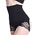 HOLYSNOW Women Plus Size Thigh Slimmer Booty Compression Shorts Black S