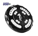 Hallomall Patio Umbrella Light 28 LED Rechargeable Umbrella Pole Lamp with 2 Dimming Level for Patio Umbrellas, Camping Tents and Other Outdoor Use