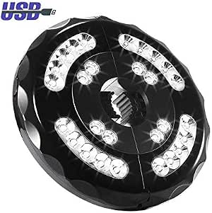 Amazon Com Hallomall Patio Umbrella Light 28 Led Rechargeable Umbrella Pole Lamp With 2 Dimming Level For Patio Umbrellas Camping Tents And Other Outdoor Use Garden Outdoor