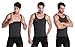 Hoter Mens Body Shaper Slimming Vest, Men's Compression Base Layer Slim Compression Muscle Tank Shapewear Grey