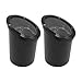 Lumina Lighting 12V Low Voltage Landscape Lighting PVC Adjustable Black Well Light for Yard,Garden,Lawn,Flower Bed or Tree Inground Light with Glass Cover Without Bulb WIL0104-2 (2-PK