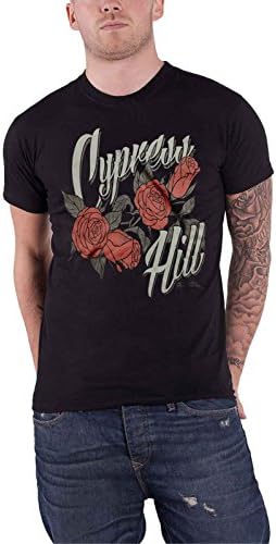 Cypress Hill T Shirt Flower Band Logo Official Mens Black