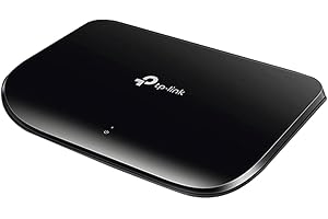 TP-Link 5 Port Gigabit Ethernet Network Switch (TL-SG1005D) - Plug and Play, Desktop or Wall Mount, Plastic Case, Ethernet Sp