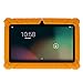 Turpro Kids' Shockproof Silicone Case for Chromo Inc 7 inch, Alldaymall A88X, Dragon Touch Y88X Plus/Y88X, VURU A33, NPOLE 7 Inch Tablet (Orange)