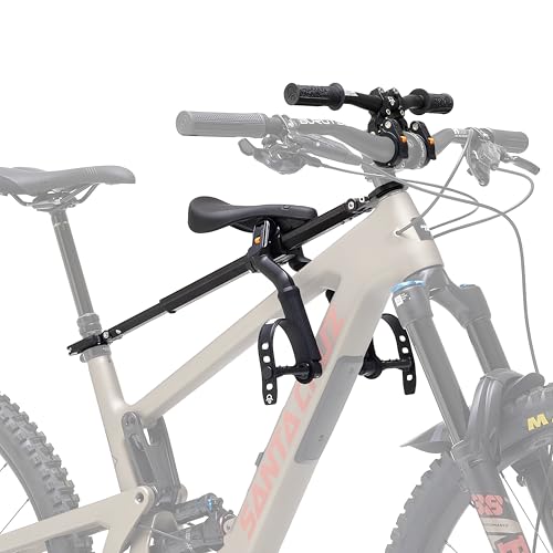 Kids Ride Shotgun - Child Bike Seat & Handlebar Combos - Front Mounted, for Children Aged 2~5 Years, Fits Most Adult Modern Mountain Bikes, Adjustable for Comfort