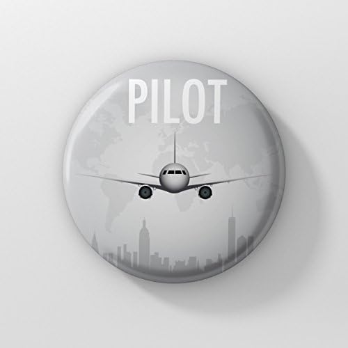LASTWAVE Pilot Digital Print, Pin Back Badge