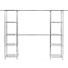 Seville Classics Expandable Closet Organizer System, 63 to 186-Inch