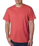 Gildan mens Heavy Cotton 5.3 oz. T-Shirt(G500)-CORAL SILK-L