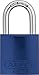 Lockout Padlock, KD, Blue, 1/4 In. Dia.