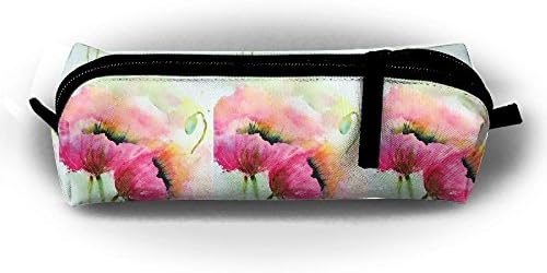 Paint Colourful Flowers Pencil Case,Pen Bag For Pens, Pencils, Highlighters, Gel Pen, Markers And Other School Supplies