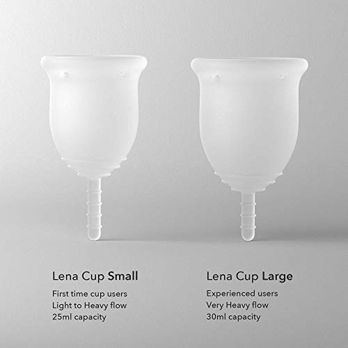 Lena Menstrual Cup Sensitive Large Super Heavy Menstruation Flow