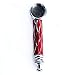 Mini Alloy Tobacco Pipe Scale Design Herb Smoking Tool with 5 Stainless Steel Screen Filter (Red)