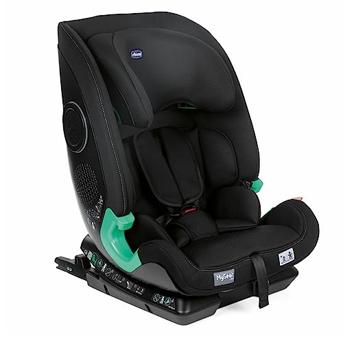 Chicco MySeat Car Seat with Isofix System, Use with Integrated Straps with Car Belts, Reclining, Height Adjustable, ECE R 129/03 - L Size Approved, 76-150 cm, from 15 Months