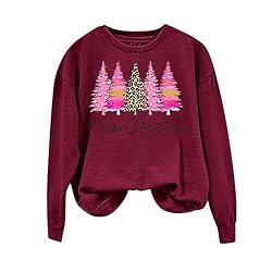 SMIDOW Plus Size Funny Christmas Shirts For Women