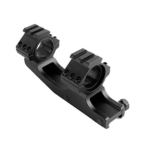 Beileshi 1" (25.4mm) Offset Scope Rings One Piece Front and Rear Tactical Cqb Battle Mount