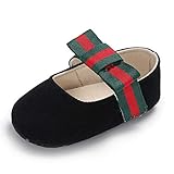 Girl Baby Princess Moccasins Moccs Shoes 2018 (Black