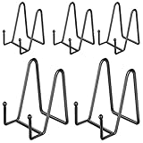 IBosins 5 Pack 4 Inch Plate Holder Display