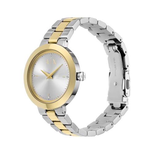 Armani Exchange Women's Watch, Two-Hand Quartz Movement and 36 mm Case with Stainless Steel or Leather Strap