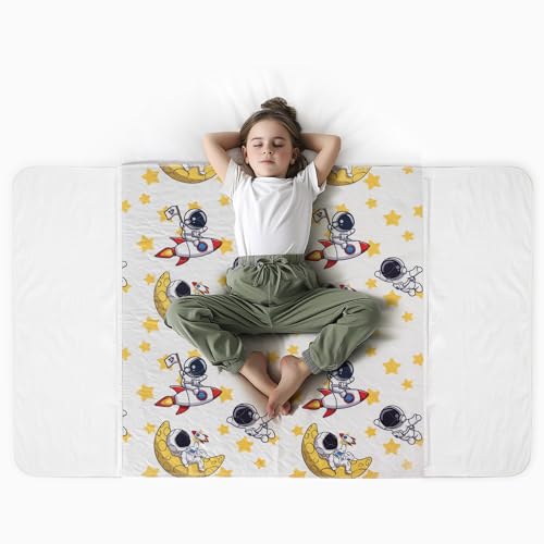 PISOLO - Ultra Absorbent 100% Waterproof Mattress Protector for Baby Bed 91 x 86 cm with Tuck-in Wings, Easy to Change and Washable, Ideal for Potty Training