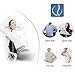 Lumbar Support Back Cushion,Back Pillow for Office Chair and Car Seat,Ergonomic Lumbar Support Pillow Memory Foam Orthopedic Backrest for Couch Sofa Reading Lower Sciatica with Adjustable Straps