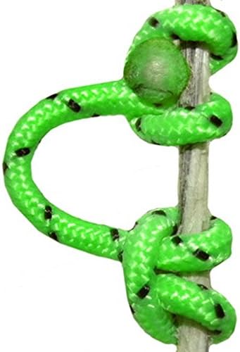 Gibbs Archery Gear SLLIME Super Loop 2mm D-Loop Flo Lime Green