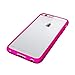 LUVVITT [ClearView] Hybrid Scratch Resistant Back Cover with Shock Absorbing Bumper designed for Apple iPhone 6/6s (4.7) Transparent Pink