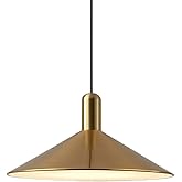 KCO Lighting Mid Century Modern Dome Pendant Light Large Farmhouse Island Lighting Gold Barn Pendant Lights Brass Kitchen Han