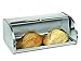 Anchor Hocking 98949 Fingerprint Free Brushed Steel Bread Box, Stainless