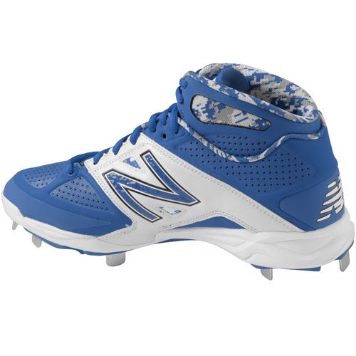 New Balance Mens 4040V2 Mid Metal Baseball Cleats Blue/White D 16 Buy