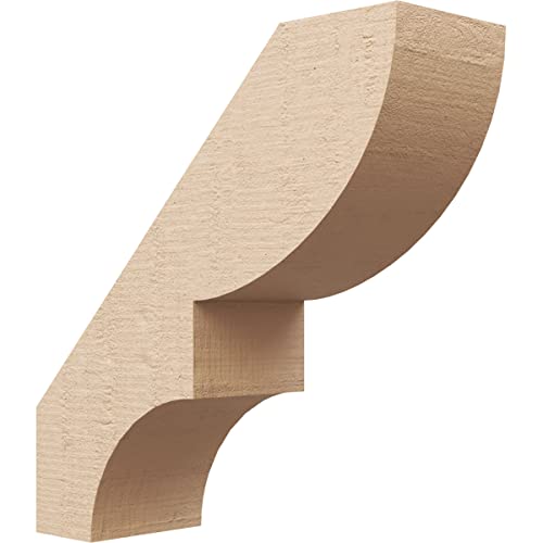 Timberthane Rough Cedar Faux Wood Ridgewood Knee Brace, 5"W x 16"D x 16"H, Prim…