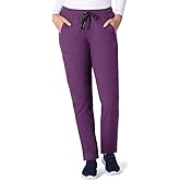 Carhartt Force Essentials Scrubs for Women, Straight Leg Scrub Pant - Eggplant, 3X