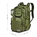 LeisonTac Military Tactical Backpack, Hydration Back Pack, 3 Day Assault Pack, Camping Rucksack with ISO Standard, 42L (O.D.Green)