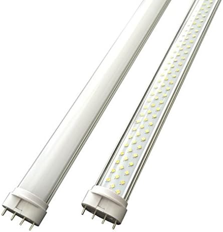 CARSON TECH. CT-D02022TBW 2ft 22W 1966L 3500K 2G11 clear LED tube 4ea