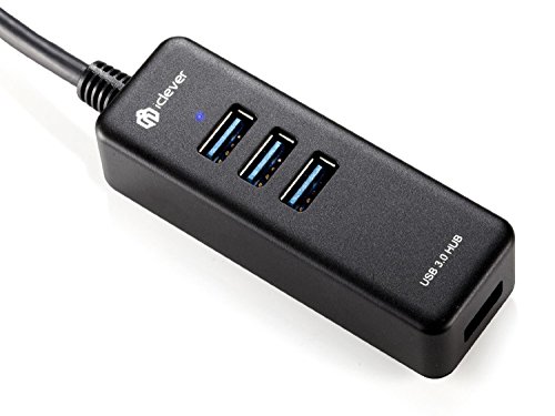 iClever IC-HR004 3 Ports USB 3.0 Hub with RJ45 Adapter