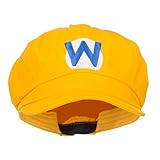 Wario Waluigi Embroidered Cotton Newsboy Cap