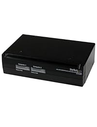 Startech   Switch sv231uadvi 2 Port Conmutador KVM DVI USB w Audio y USB2 Hub Retail