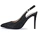 IDIFU Women's IN4 Slingback Pointed Toe Ankle Strap Stiletto High Heel Dress Pump
