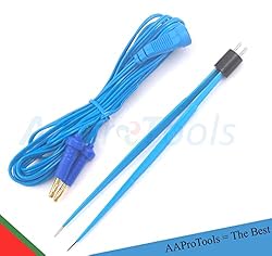 AAProTools Bipolar Forceps 7.5" Blue w/Cables