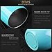 Vantic Wine Tumbler, 12 oz Stainless Steel Stemless Glass | Double Wall Vacuum Insulated Perfect for Home Outdoor - Teal