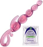 Bendy Twist Anal Beads, Anal Sex Toy, 8.6" Asst Colors