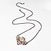Apopo Steampunk Bee Pendant Gear Necklace Charm Vintage Necklaces - 22”Chain