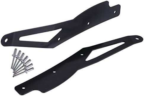 Ohmu 05-15 Toyota Tacoma 4WD/2WD Pick Up Truck Roof Upper Windshield Mounting Brackets Kits for 42 Inch Curved Led Work Light Bar Truck Suv Lighting Accessories