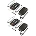 Key Fob Keyless Entry Smart Remote Shell Case & Pad fits Jaguar, Set of 2