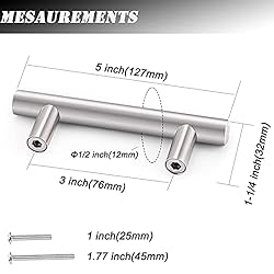 Probrico 15 Pack 76mm(3inch) Hole Centers Stainless
